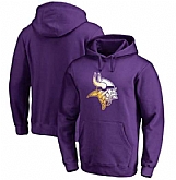 Men's Minnesota Vikings Pro Line by Fanatics Branded Gradient Logo Pullover Hoodie Purple FengYun,baseball caps,new era cap wholesale,wholesale hats